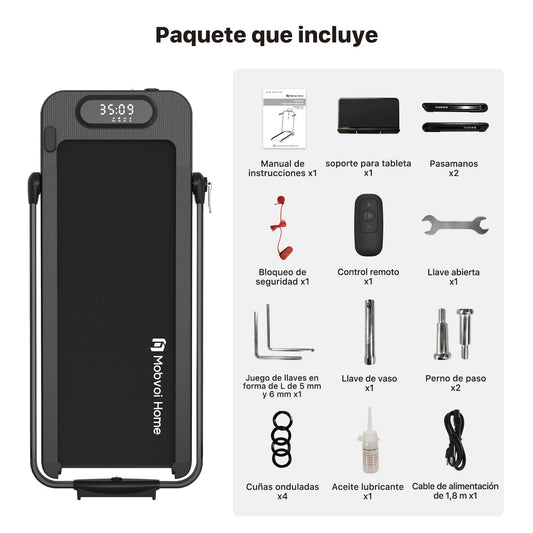 Mobvoi Home Treadmill SE Cinta de Correr Plegable 3 en 1 2.5 HP Compact Portable