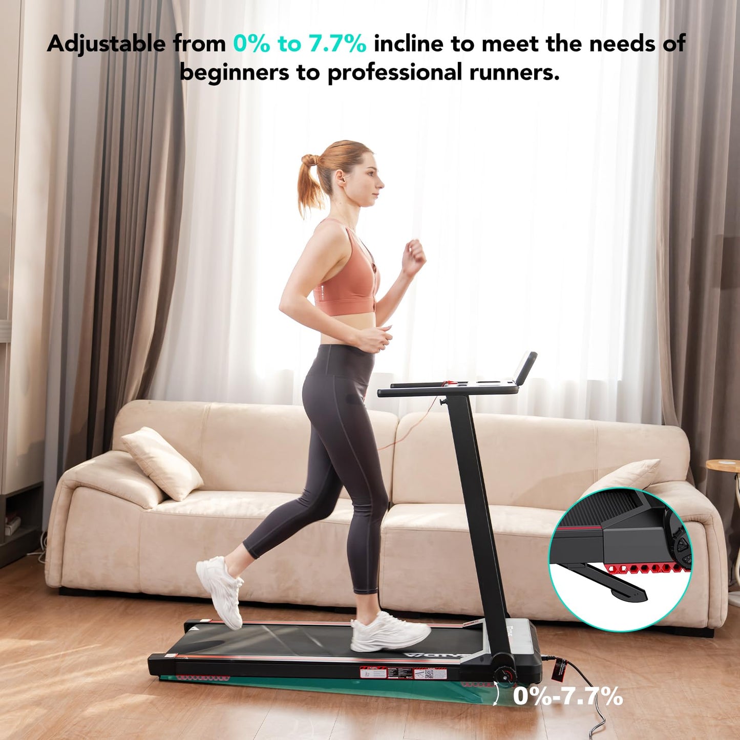 CITYSPORTS Cinta de Correr Plegable,Cinta de Andar eléctrica,