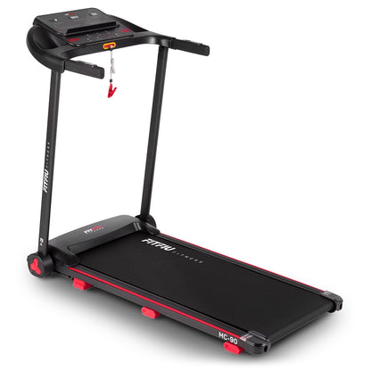 FITFIU Fitness MC-90 - Cinta de Correr Plegable, Motor Brushless, Inclinación de 5º, Pantalla LCD Multifunción, Conectividad con App, Peso Máx. 100kg, Caminadora para el hogar i Oficina
