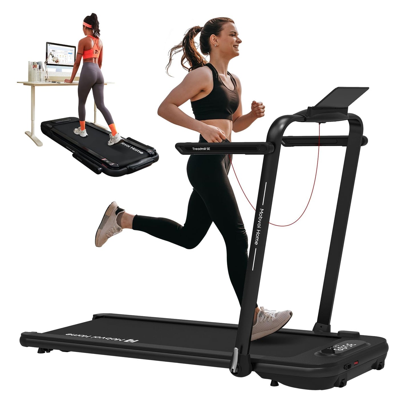 Mobvoi Home Treadmill SE Cinta de Correr Plegable 3 en 1 2.5 HP Compact Portable
