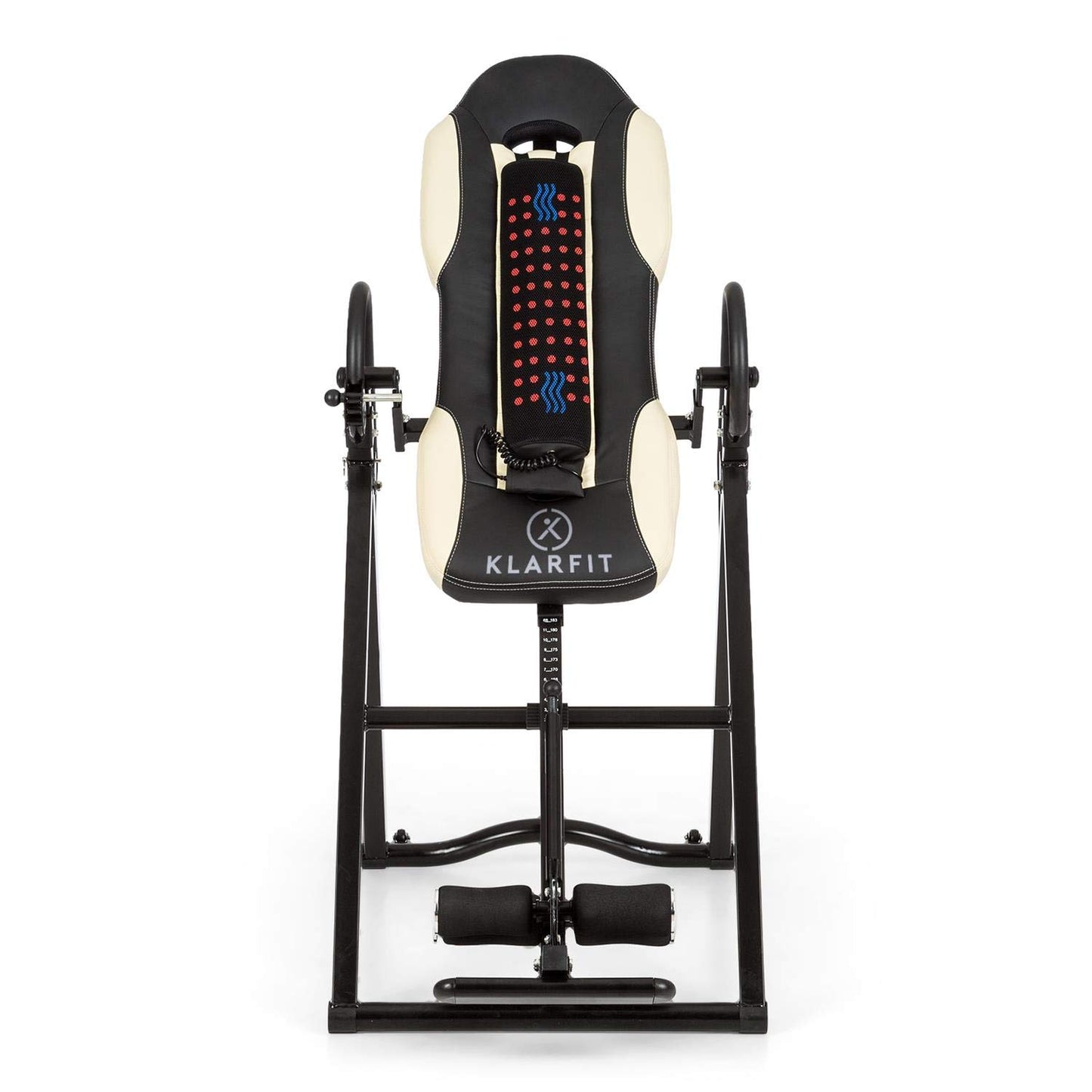 Klarfit Ease Deluxe - Banco de inversión, hasta 136 kg, para 1,54-1,98 m, beige