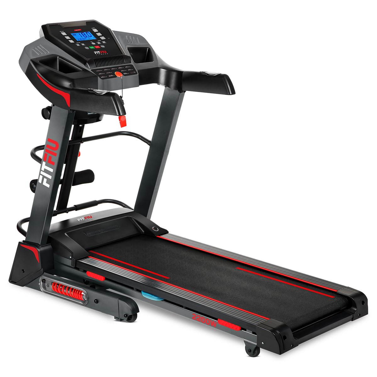 FITFIU Fitness MC-500 - Cinta de Correr Plegable con Inclinación Automática, Pulsómetro, Bluetooth, Speakers y Conexión App (Kinomap, Spax, Zwift), Treadmill con Ventilador, para el Hogar/Oficina