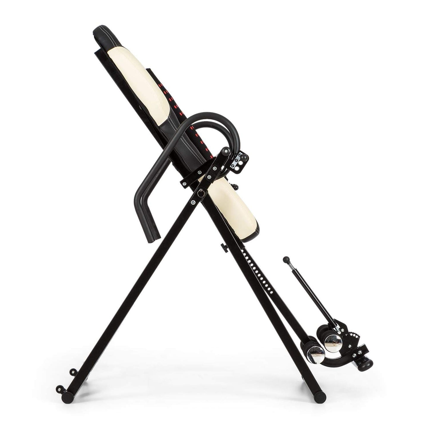 Klarfit Ease Deluxe - Banco de inversión, hasta 136 kg, para 1,54-1,98 m, beige