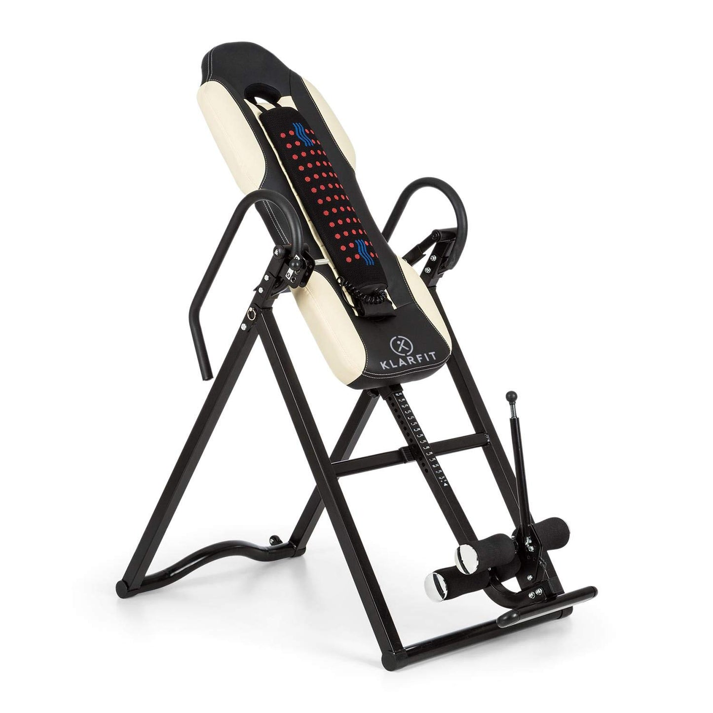 Klarfit Ease Deluxe - Banco de inversión, hasta 136 kg, para 1,54-1,98 m, beige