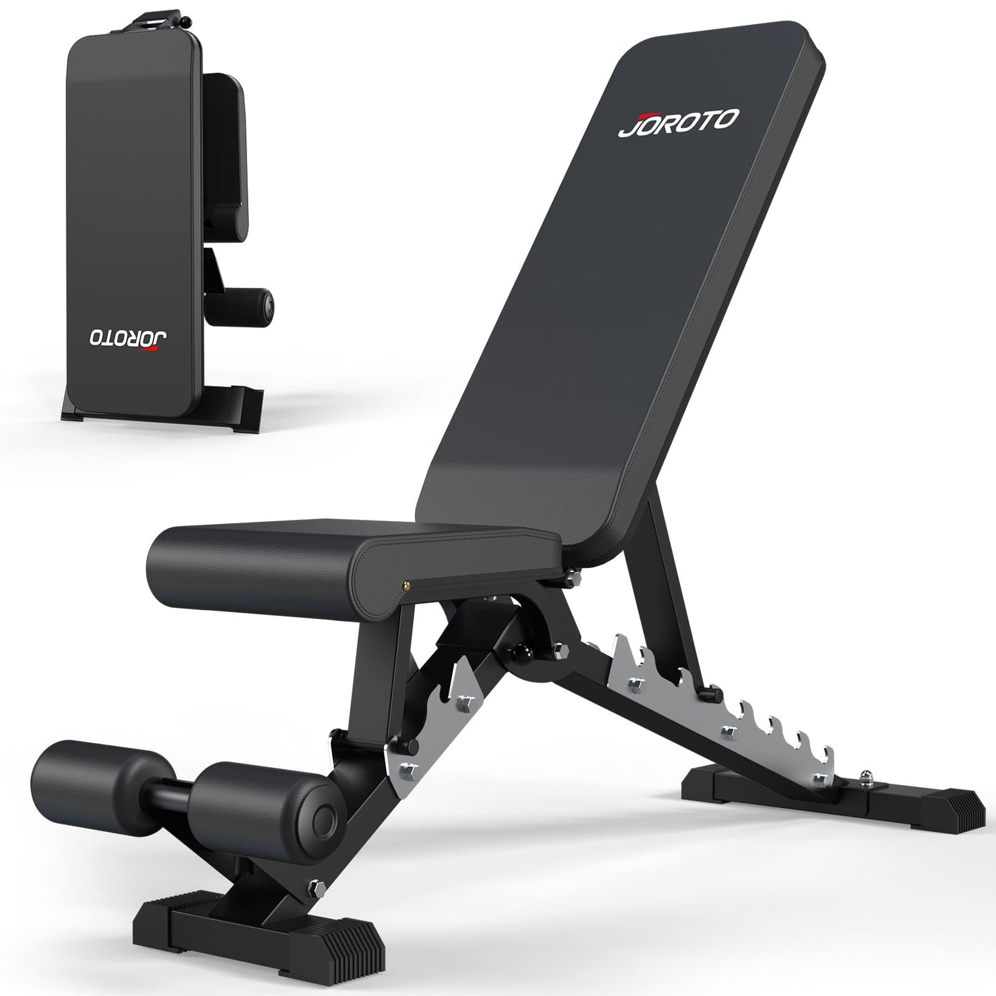 JOROTO MD60 Banco De Pesas Ajustable – Banco De Entrnamiento De Musculación Plegable De Capacidad De 360 kg Para Bench Press De Cuerpo Completo