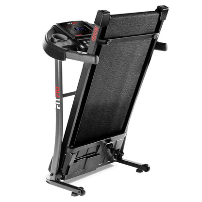 FITFIU Fitness Cinta de Correr Plegable, 1500W 14km/h, inclinación Manual, Superficie 40x110cm, 12 programas, Pantalla LCD, pulsómetro, Ruedas de Transporte