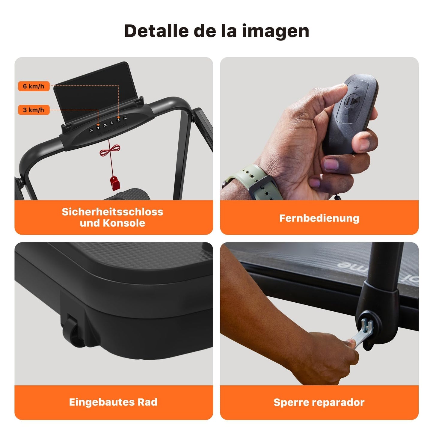 Mobvoi Home Treadmill SE Cinta de Correr Plegable 3 en 1 2.5 HP Compact Portable