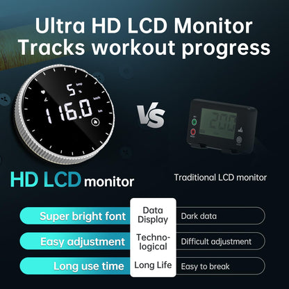 PASYOU Máquinas de remo de agua para el hogar, máquina de remo plegable de madera de roble, capacidad de peso de 350 libras, máquinas de remo ajustables de 6 niveles con monitor y soporte de