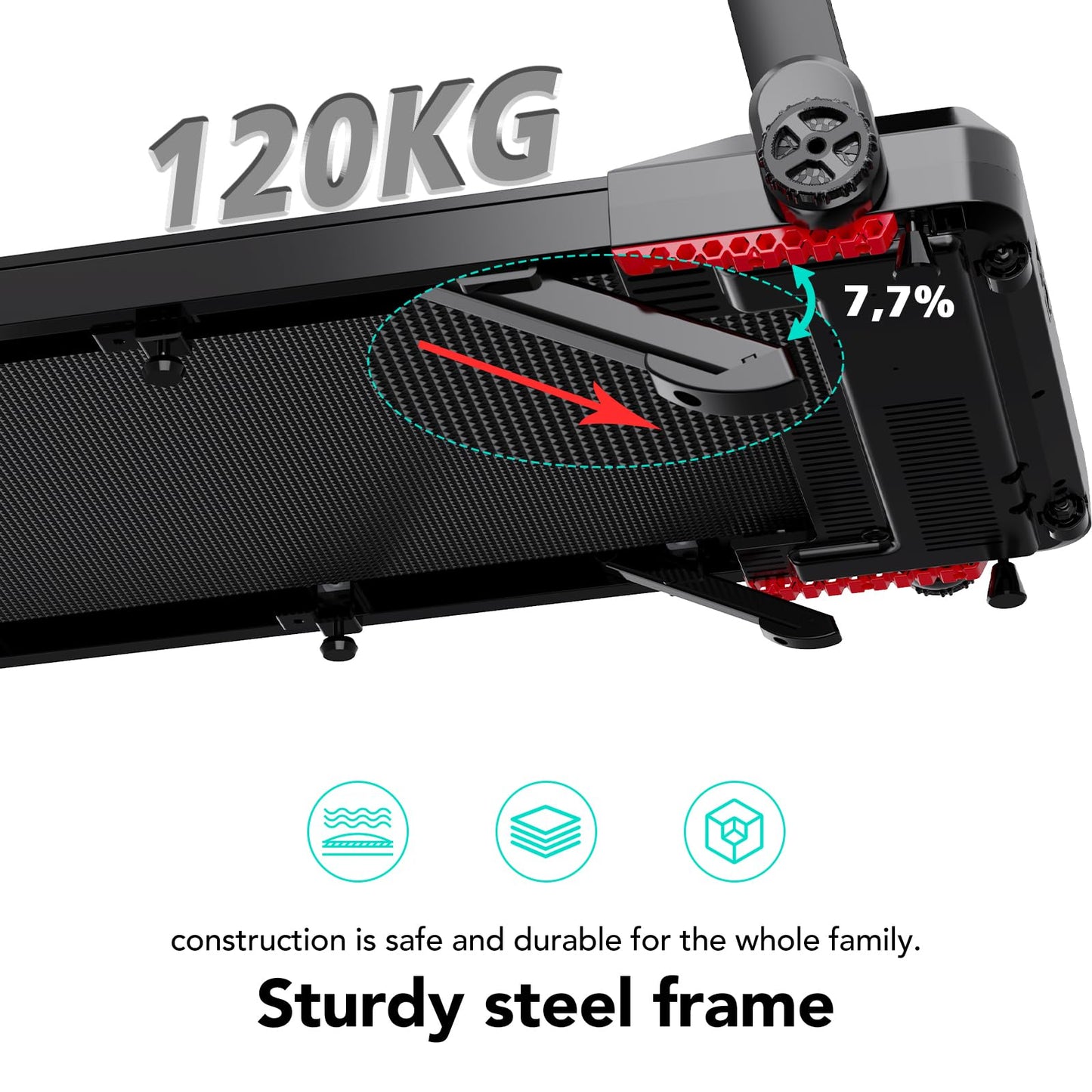 CITYSPORTS Cinta de Correr Plegable,Cinta de Andar eléctrica,