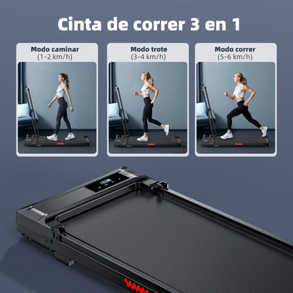 Cinta de Correr Plegable Andar - Walking Pad Treadmill for Home Office Use Under Desk